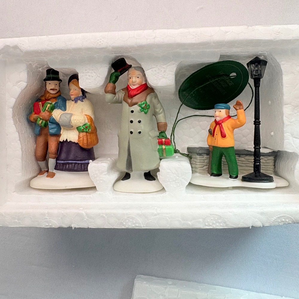 Department 56 A Christmas Carol Morning Set of 3 Figurines Multicolor 5588-3 - Picture 4 of 5